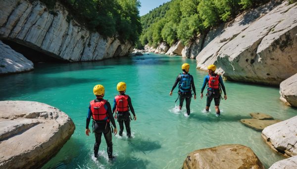 Canyoning en Ardèche en famille : plutôt fun que frissons