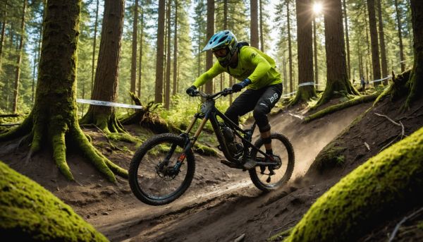 Dévaler les pistes de descente en VTT de loisir