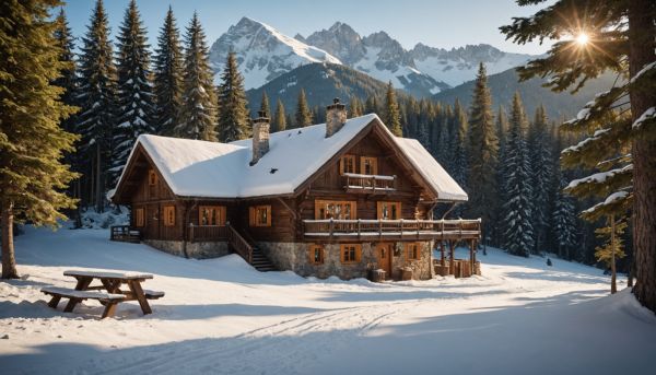 Louer un chalet douillet au pied des pistes